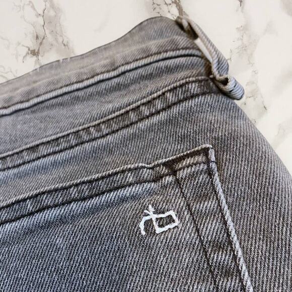 Rag & Bone Gray Fit 1 Extra Slim Cotton Poly Stretch Skinny Jeans Size 34 - Picture 11 of 12